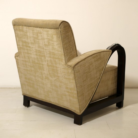 art nouveau lounge chair