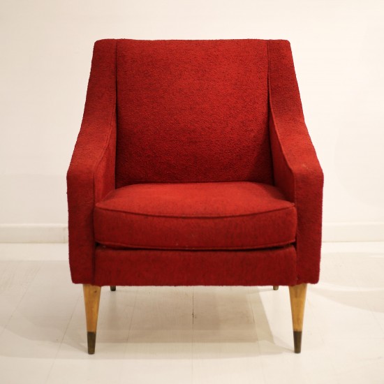 Mid Century Red Chair