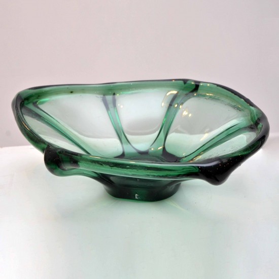 Glass Bowl in Green