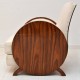 Art Deco Round Arms Chair