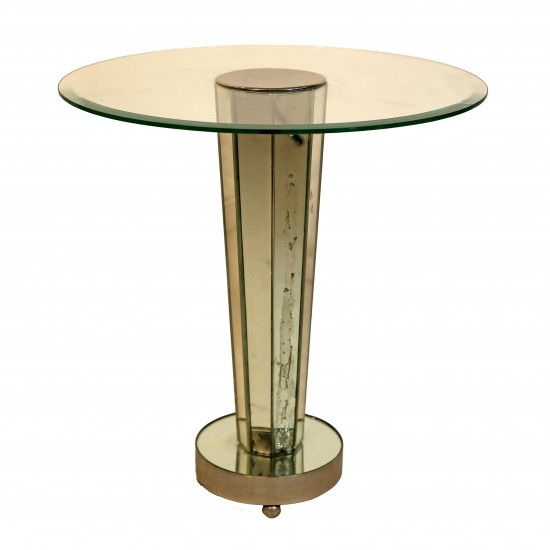 1940s Mirrored Base Table