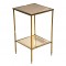 Neoclassical Style Brass Side Table