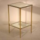 Neoclassical Style Brass Side Table