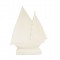 Vintage Art Deco Ceramic Sailboat by Le Jan