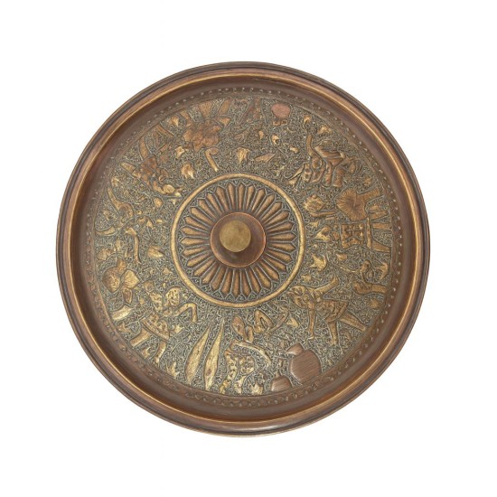 Vintage Persian Brass Chafing Dish