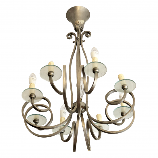 Elegant Retro Spiral Chandelier